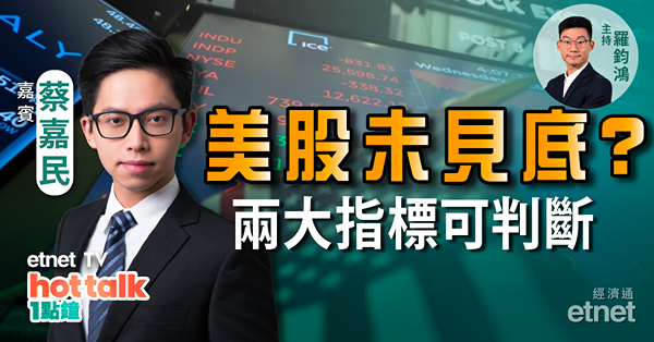 【投資精叻點】美股見底點判斷？蔡嘉民教你兩大指標捕捉入市良機！