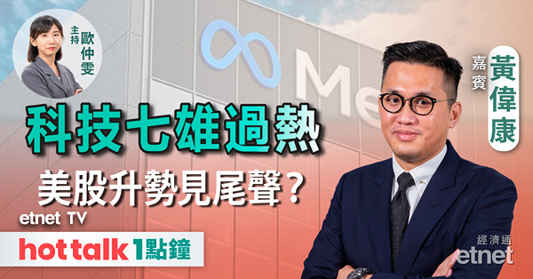 GLOBAL Wednesday｜聯儲局減息幅度或少於預期 利淡美股？｜美股七雄升勢陸續見頂？｜Meta派息兼回購有驚喜