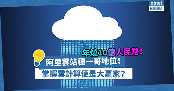 房地產科技｜「阿里雲」每年燒10億人民幣！由被訕笑到佔中國近5成市場佔有率！掌握雲計算才是大贏家？