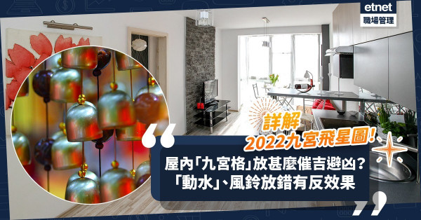 蔣匡文風水學堂：詳解2022年九宮飛星圖！財位、病位、是非位宜放甚麼催吉避凶？擺錯「動水」隨時有反效果