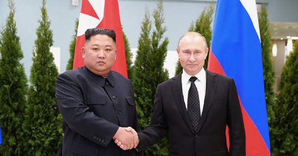 普京東眺朝鮮半島