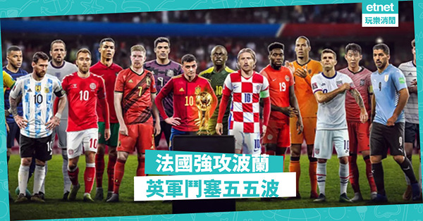 世界盃2022│法國強攻波蘭 英軍鬥塞五五波 荷蘭輕取美國 阿根廷應勝澳洲