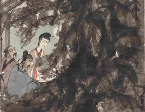 傅抱石《琵琶行》