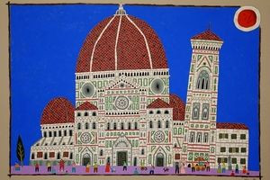 奧村譲《佛羅倫斯大教堂 》
