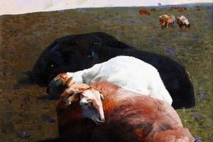 王昌楷《天山牧場》  