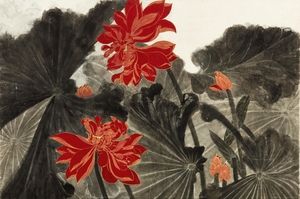 張大千《嘉耦圖》
