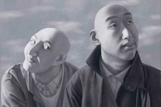 方力鈞《系列一 (之五)》