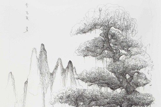 《自然的簫聲》用鋼筆回歸自然