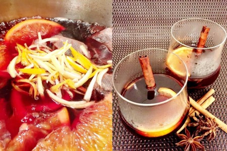 冬日暖笠笠香料紅酒