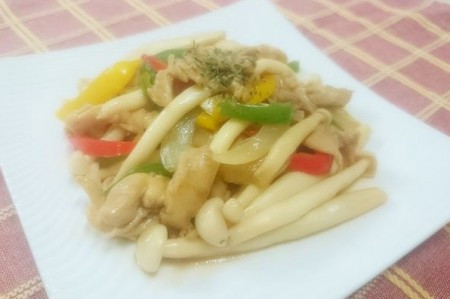 鮮菌炒雞柳