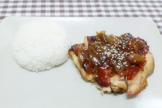 簡單碟頭飯:日式照燒雞扒飯