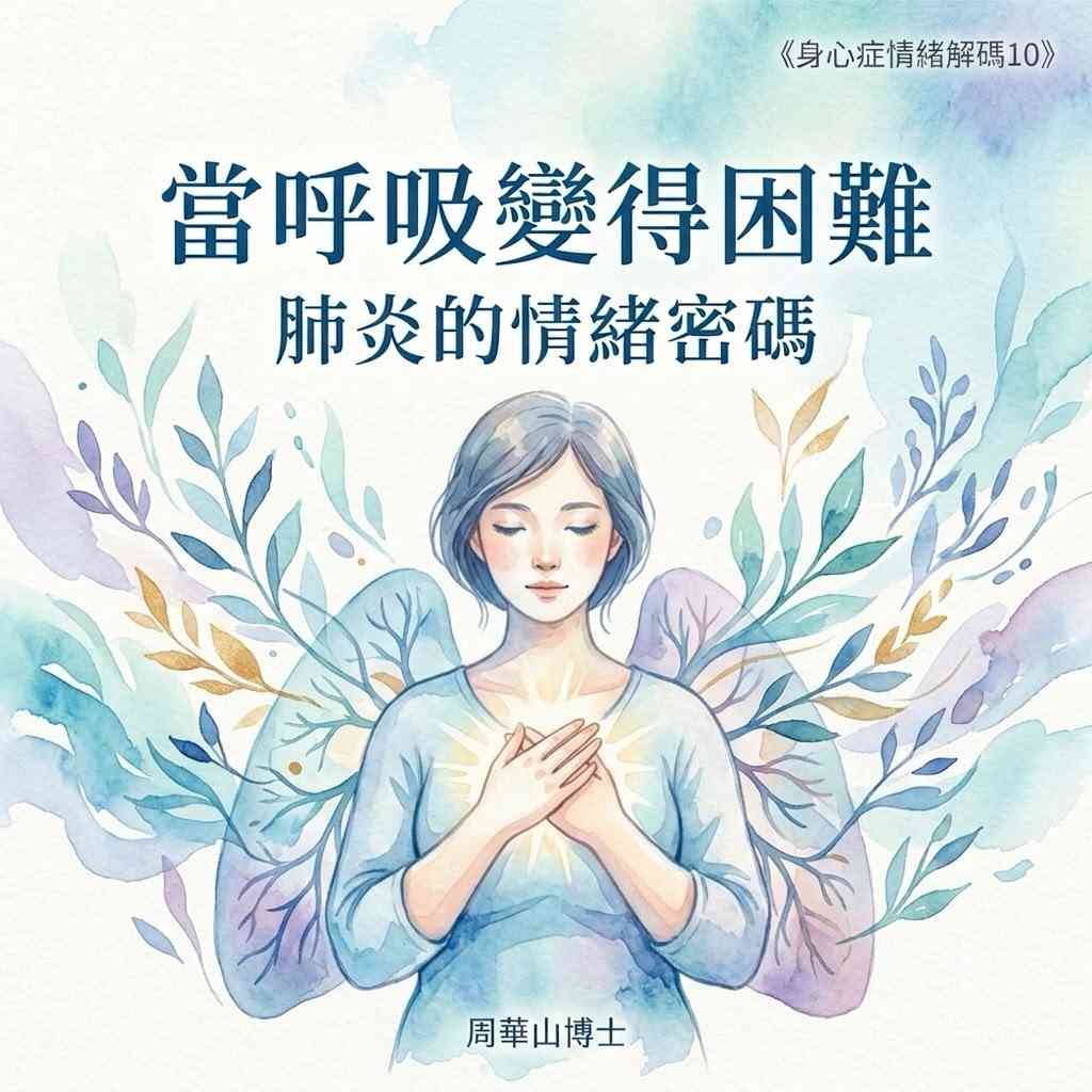 身心症情緒解碼8｜當呼吸變得困難 肺炎的情緒密碼