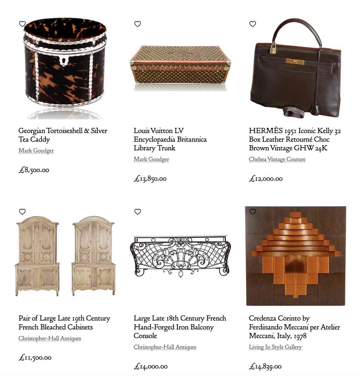 The Decorative Fair:倫敦奢侈中古手袋、家俱飾品集中地 The Decorative Fair:倫敦奢侈中古手袋、家俱飾品集中地