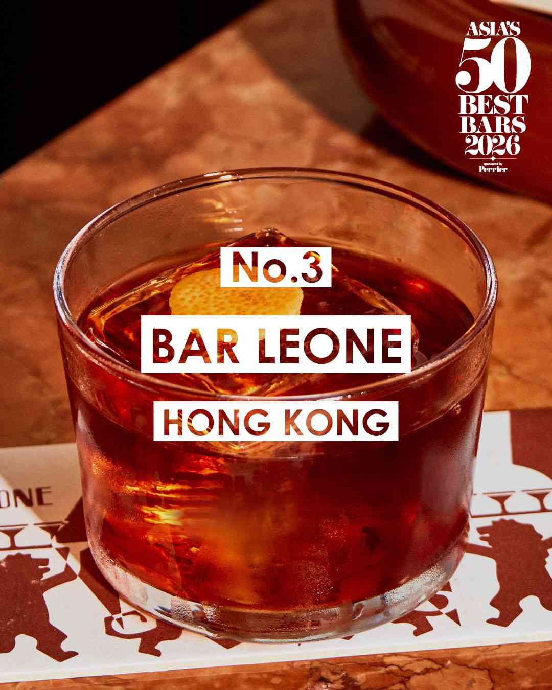 「亞洲 50 最佳酒吧」揭曉！Hope & Sesame 奪冠、Bar Leone 排名第三、香港7間酒吧上榜
