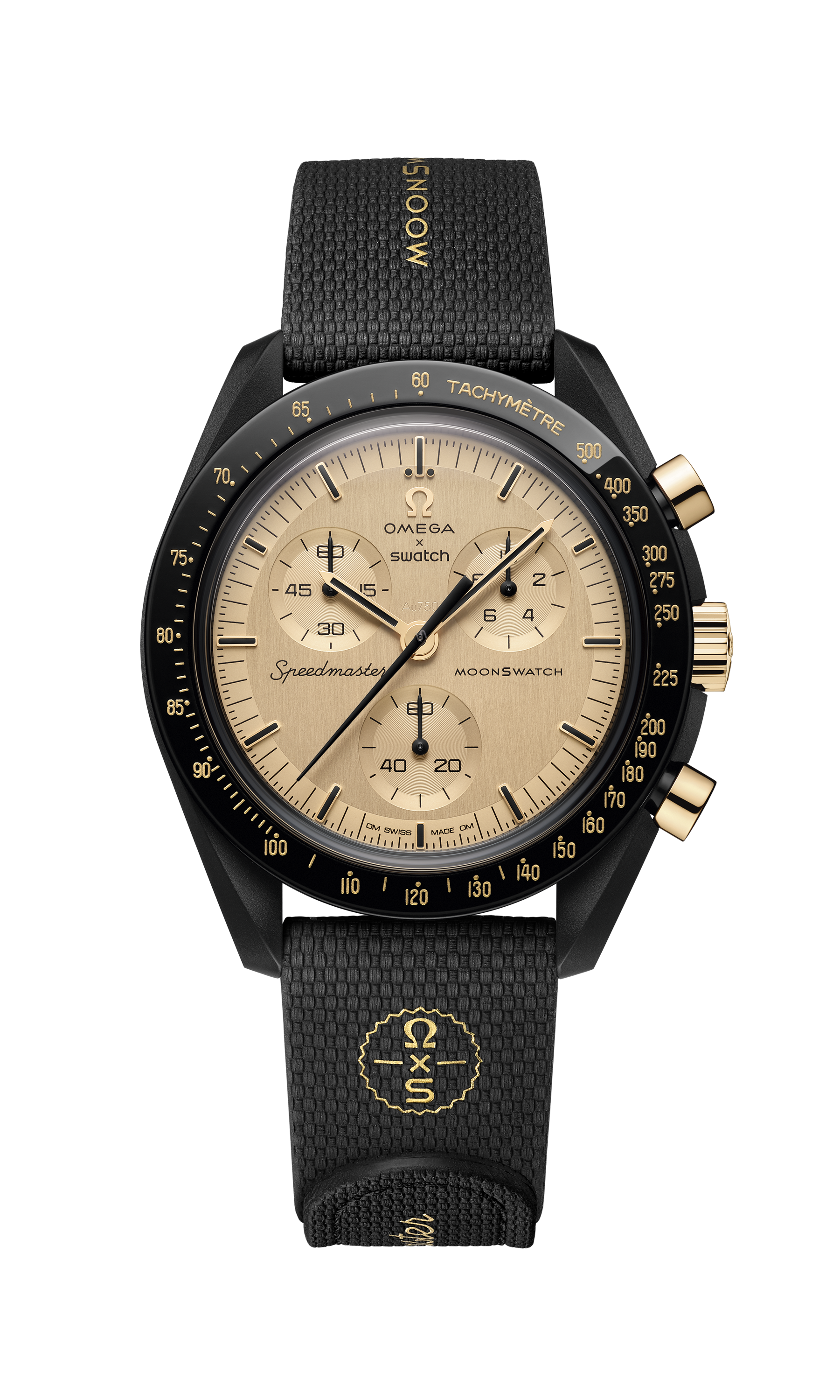 全新Swatch x Omega MoonSwatch出爐！限量黑金款「Mission To The Moon 1969」致敬登月