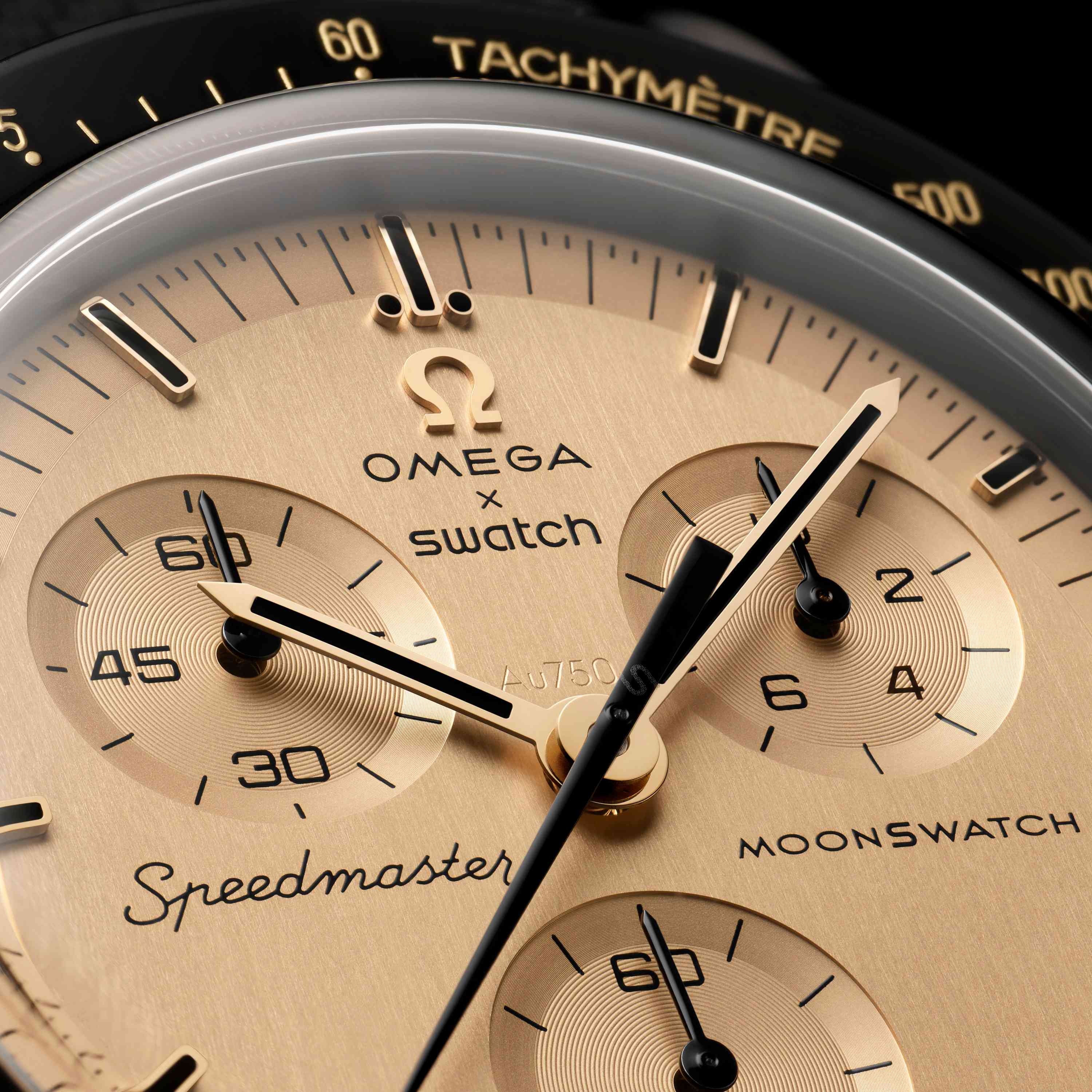 全新Swatch x Omega MoonSwatch出爐！限量黑金款「Mission To The Moon 1969」致敬登月