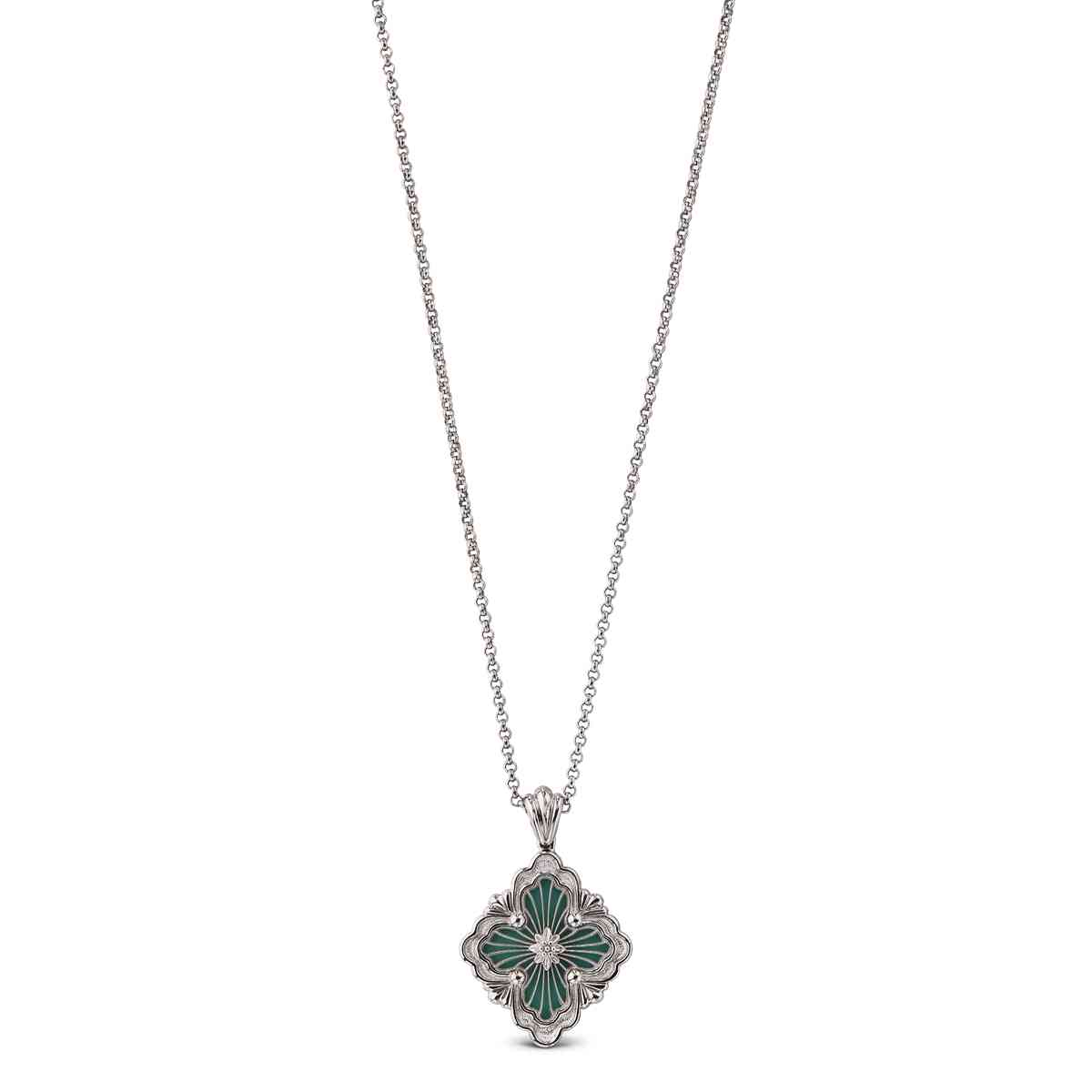 把文藝復興的奢華戴在身上!Buccellati 全新 Opera Tulle 綠玉髓鉑金吊墜,讓日常穿搭自帶高級感 把文藝復興的奢華戴在身上!Buccellati 全新 Opera Tulle 綠玉髓鉑金吊墜,讓日常穿搭自帶高級感