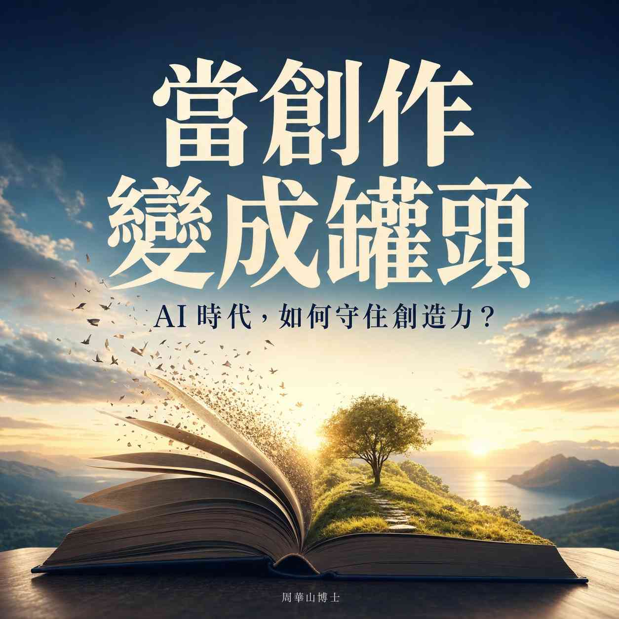 當創作變成罐頭 &nbsp;AI 時代，如何守住創造力