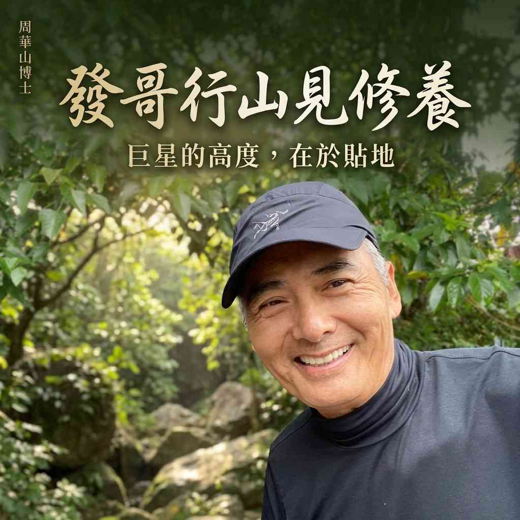 發哥行山見修養  巨星的高度，在於貼地