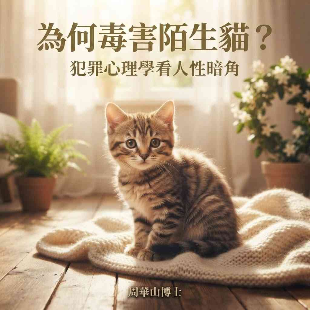 為何毒害陌生貓? 犯罪心理學看人性暗角 為何毒害陌生貓? 犯罪心理學看人性暗角