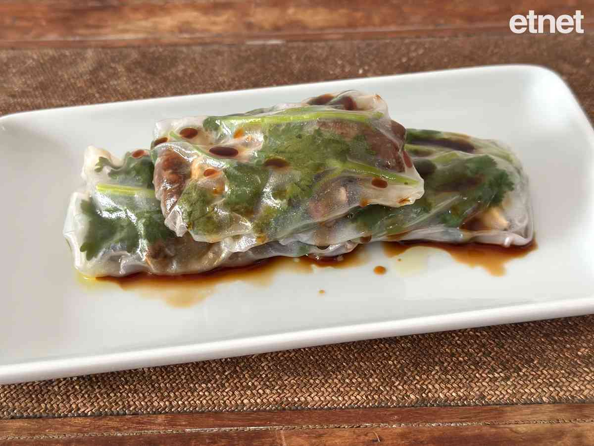 走肉點心系列之二：芫荽雙菇腸粉