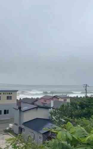 俄羅斯地震｜俄羅斯地震上調至8.8級 北海道現40cm海嘯 預計太平洋沿岸高達3米海嘯將至