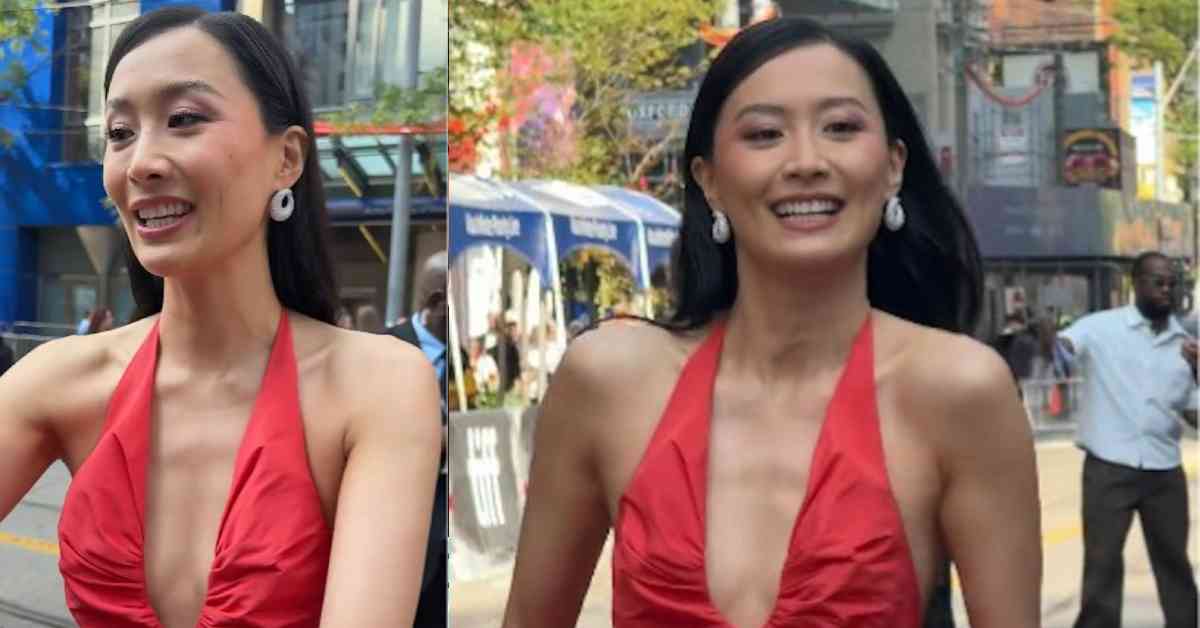 女星生圖︱43歲陳法拉性感禮服出席電影節 生圖流出真實樣貌曝光驚現暴瘦排骨胸