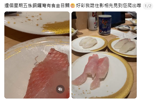 合點壽司｜合點壽司銅鑼灣店刺身驚現寄生蟲「生猛爬行」　店方致歉：已即時下架及棄置所有相關產品