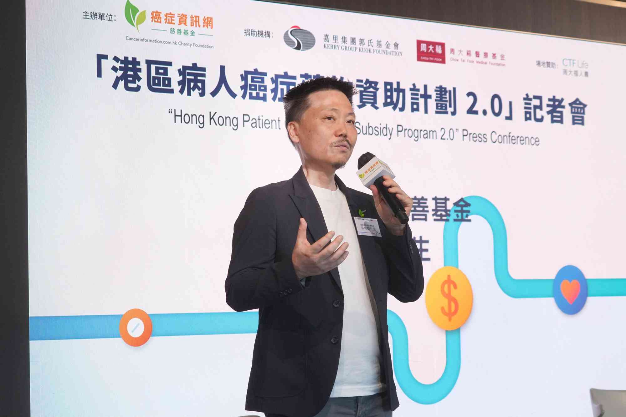 癌症資訊網慈善基金「港區病人癌症藥物資助計劃2.0」 每月上限$5,400 支援夾心階層及基層癌症病人