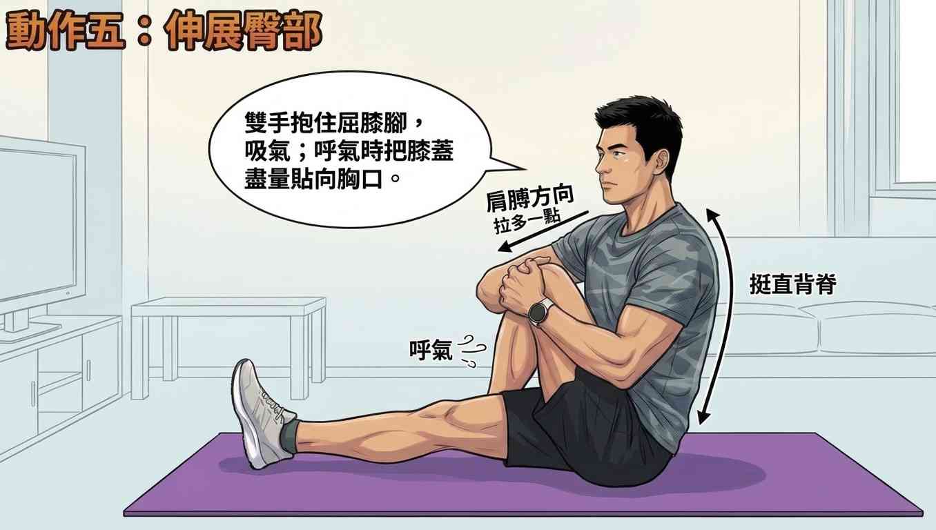 拉筋|起床周身緊、睡前又攰?教練教6個伸展動作:每邊15秒做3組 拉筋|起床周身緊、睡前又攰?教練教6個伸展動作:每邊15秒做3組