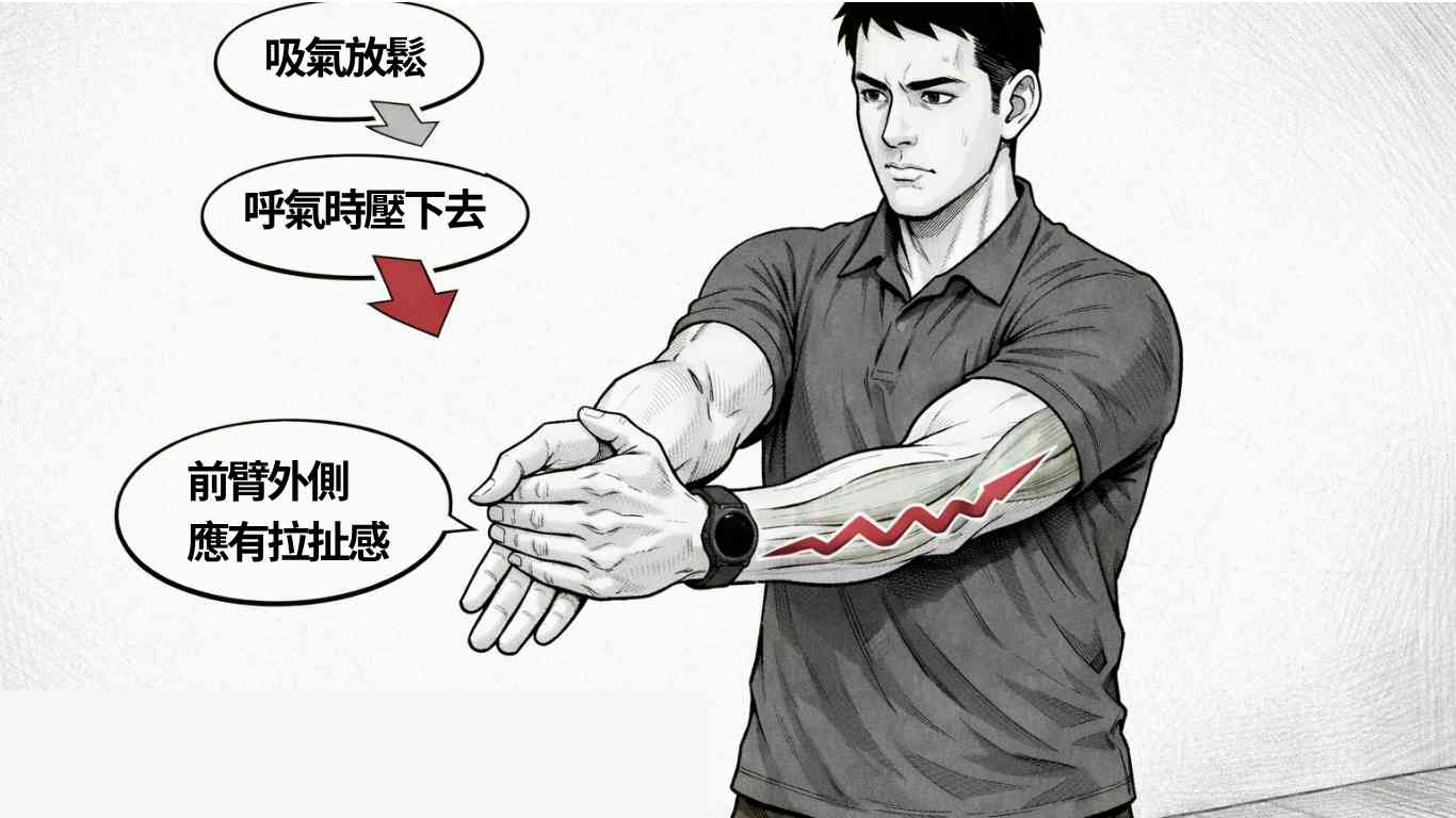 拉筋入門：前臂手腕痠痛放鬆術&mdash;&mdash;6 個簡單動作，告別媽媽手、網球肘、高爾夫球肘