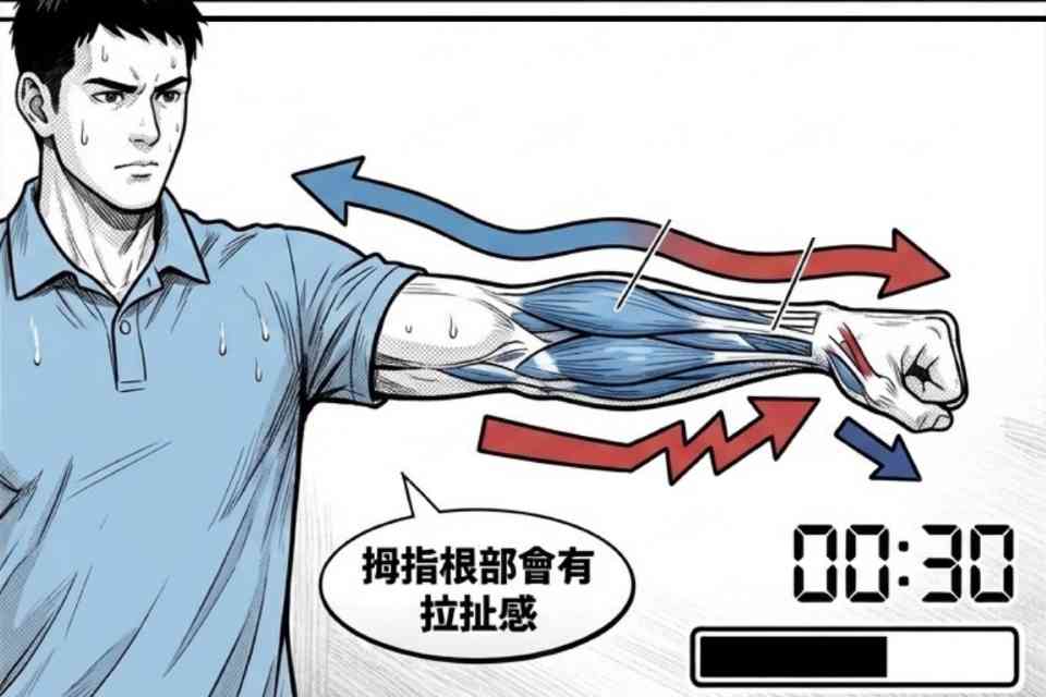 拉筋入門：前臂手腕痠痛放鬆術&mdash;&mdash;6 個簡單動作，告別媽媽手、網球肘、高爾夫球肘