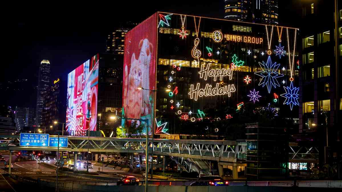 聖誕好去處2025︱尖東燈飾亮燈＋麼地里燈海長廊＋AI光影匯演＋消費送菲林相機或咖啡