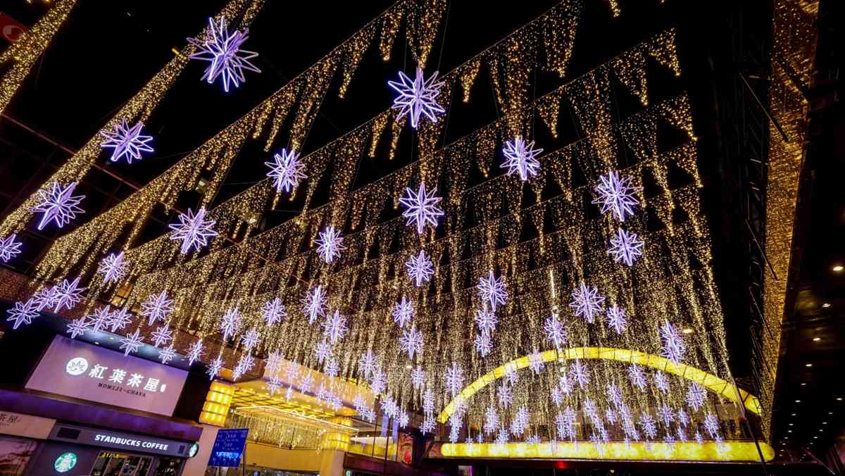 聖誕好去處2025︱尖東燈飾亮燈＋麼地里燈海長廊＋AI光影匯演＋消費送菲林相機或咖啡