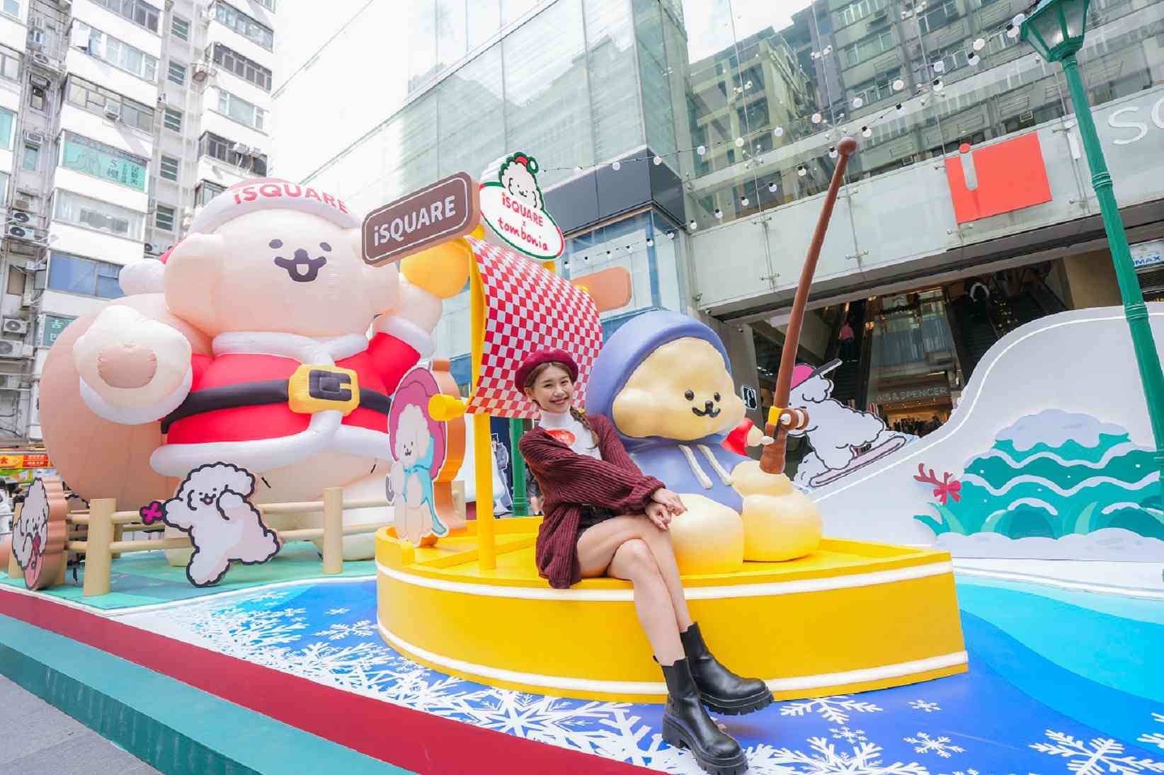 聖誕好去處2025︱尖沙咀Mira Place聖誕樂園＋iSQUARE 5米高聖誕萌犬裝置