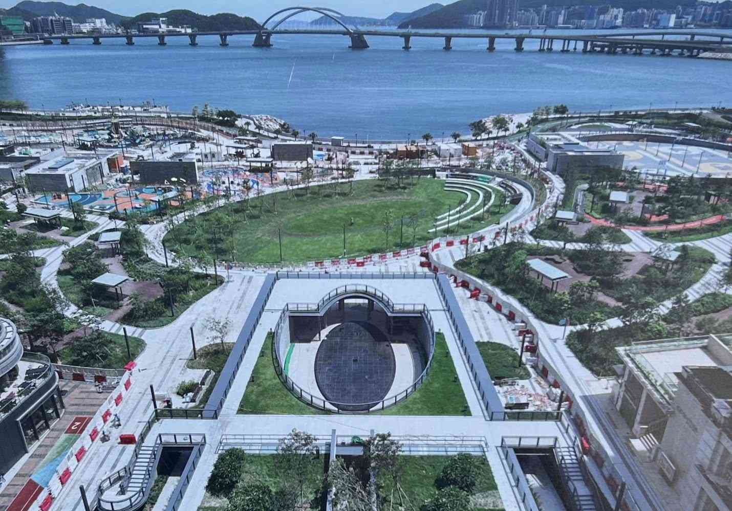 將軍澳南公園新設施︱中央草坪＋9米旋轉滑梯＋飛索＋沙池＋兒童單車公園全面開放