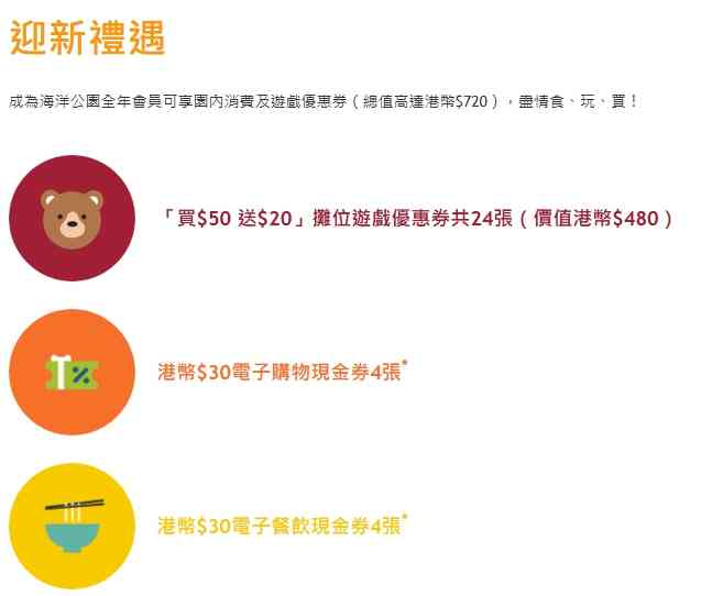 海洋公園門票優惠︱二人／三人同行成人低至7折＋全年會籍送$720迎新禮遇