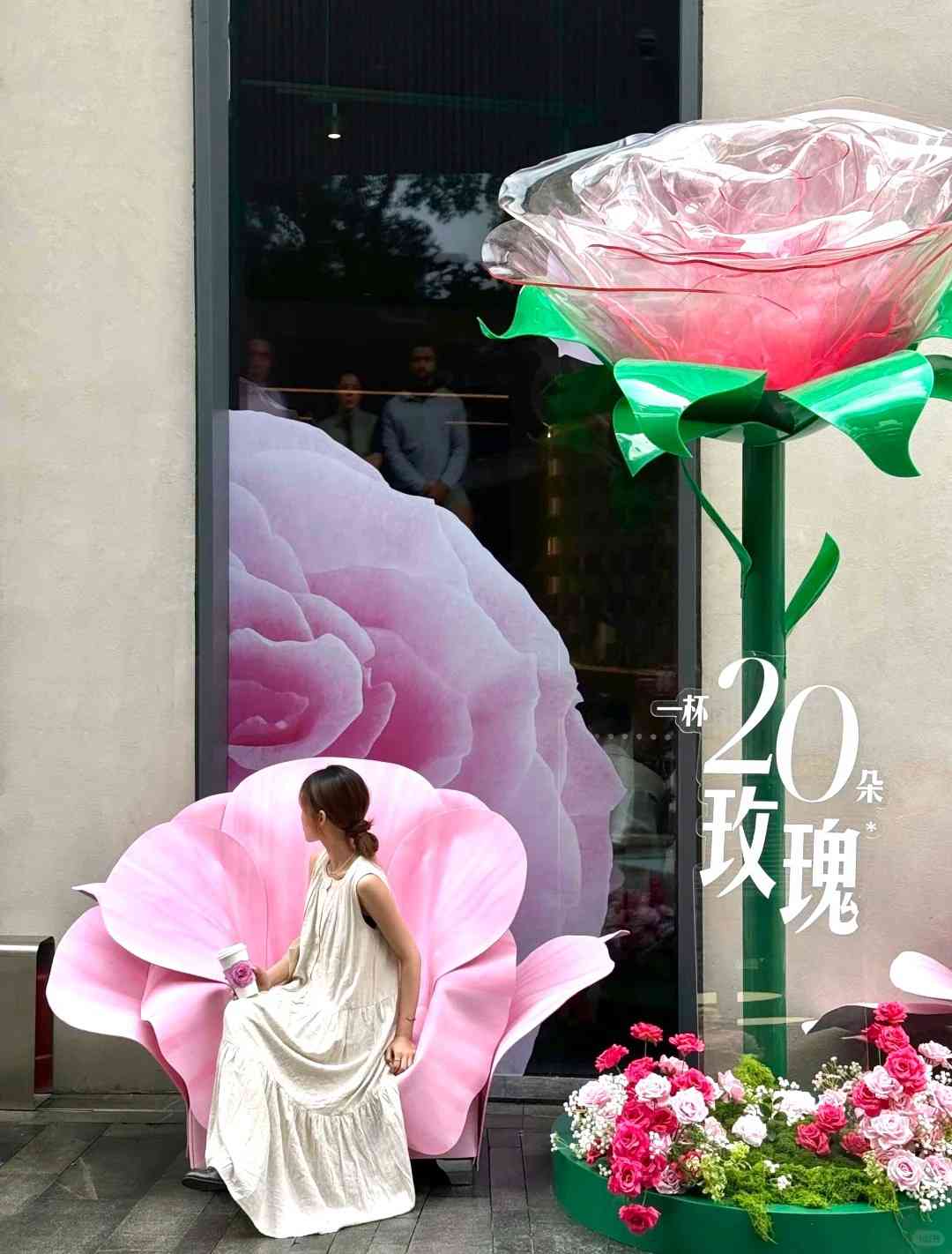 深圳好去處｜福田Starbucks變身夢幻粉紅玫瑰屋！復活假期北上打卡必到