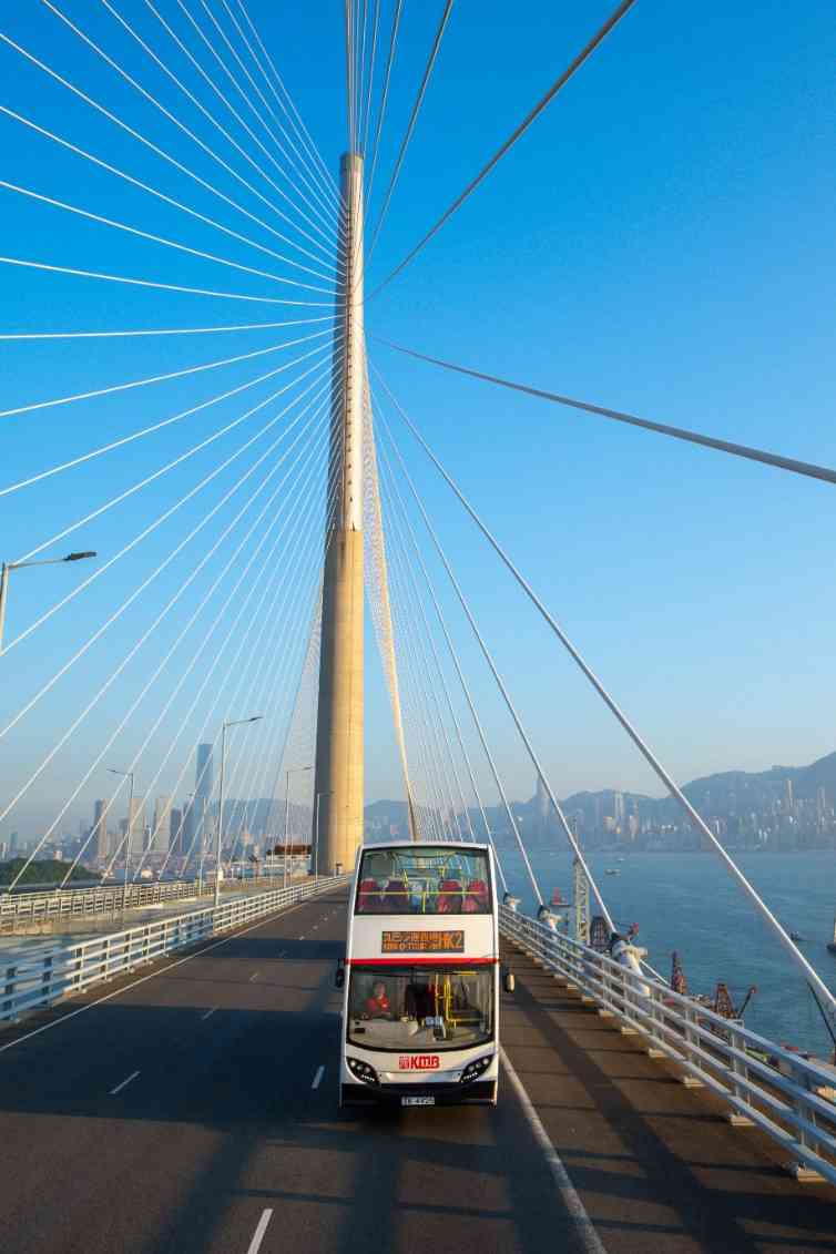 九巴開篷巴士遊︱HK2新路線360度飽覽昂船洲＋青馬大橋＋黃昏日落夜景打卡