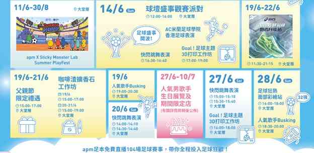 世界盃2026︱全港8 大免費睇波懶人包＋直播104 場賽事熱點＋商場打卡位及優惠