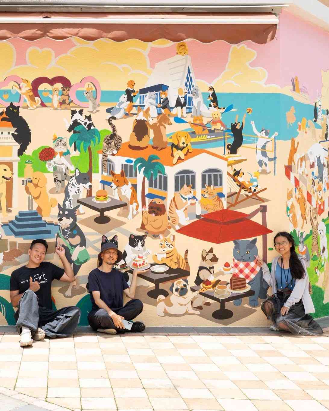 寵物好去處推介︱愉景灣7.5米高巨型喵星人＋狗狗壁畫打卡＋餐廳優惠＋免費換領6張船飛攻略