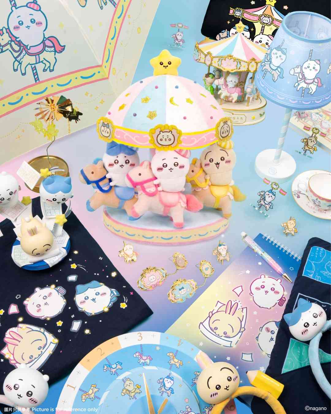 CHIIKAWA ARTIVERSE特展︱⽑量暴增造型CHIIKAWA超治癒＋ 音樂應援派對＋巨型迴旋木馬＋130幅原畫展
