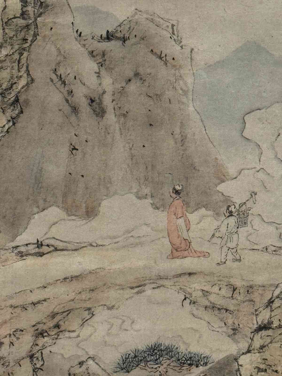 香港藝術館「畫中小人物」：相逢在洪荒山水中，看見天人合一的小人物