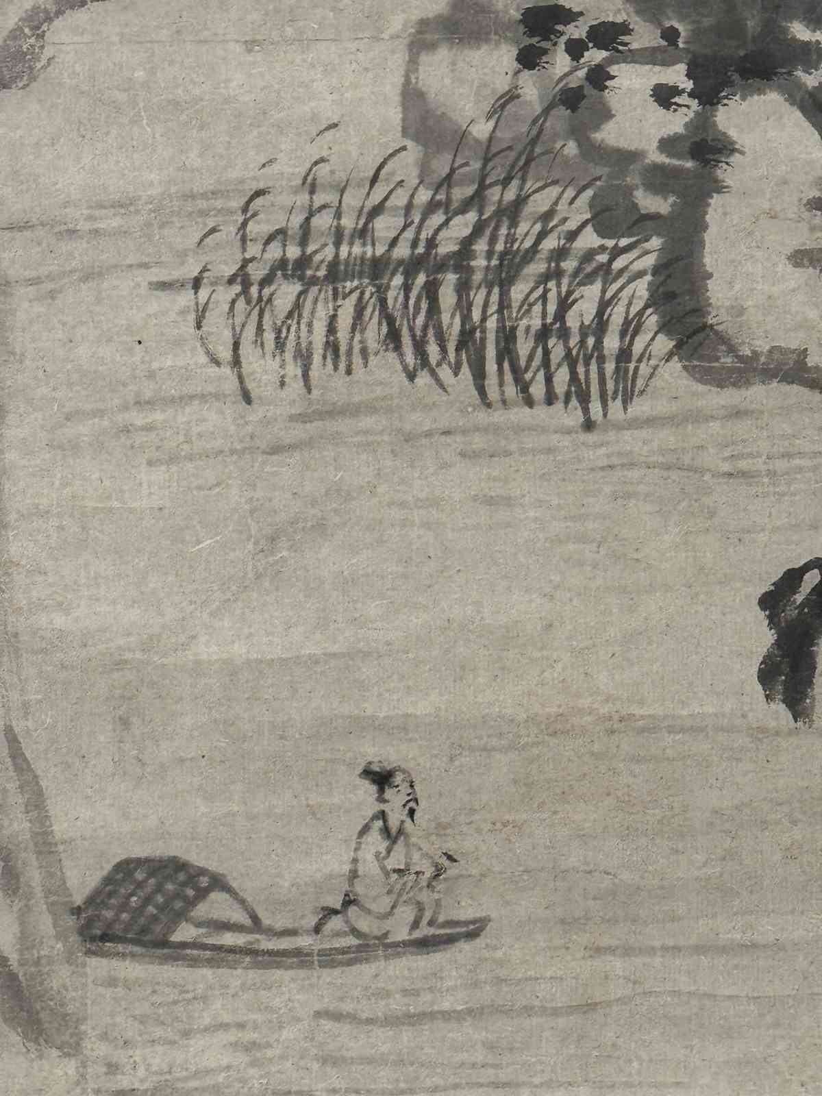 香港藝術館「畫中小人物」：相逢在洪荒山水中，看見天人合一的小人物