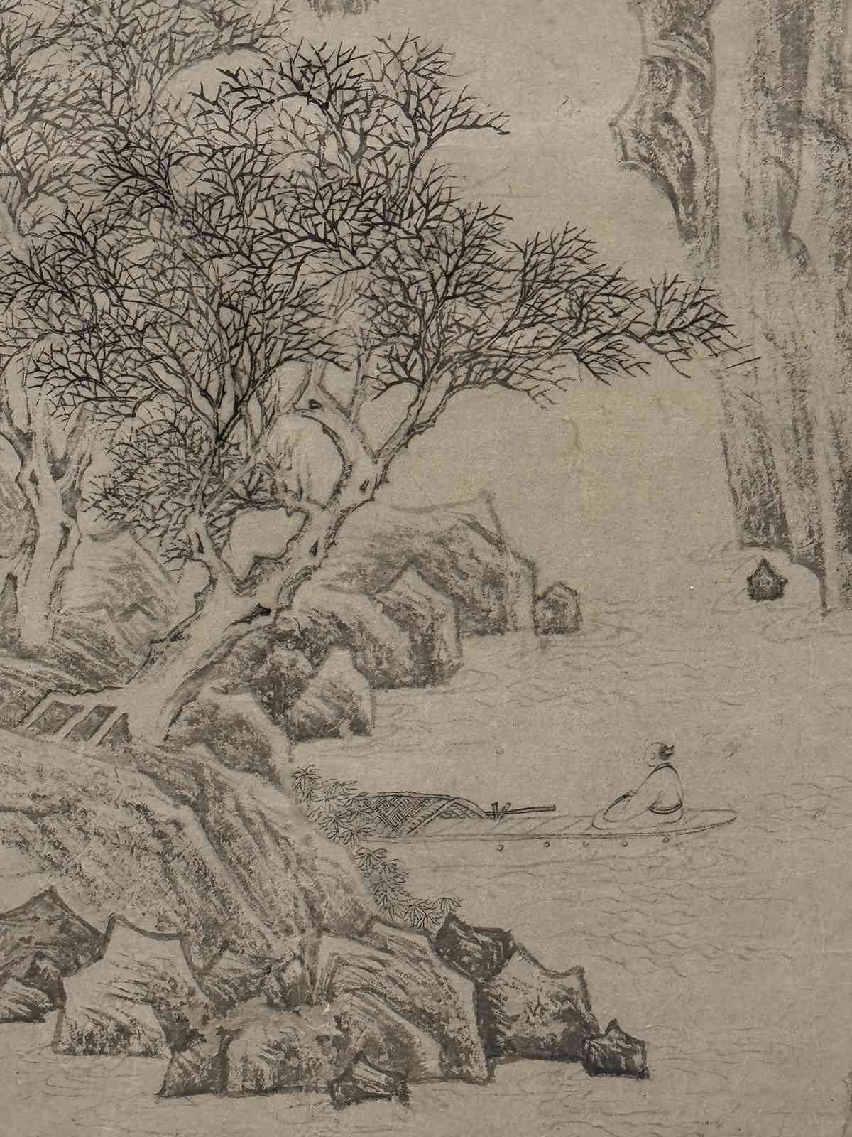 香港藝術館「畫中小人物」：相逢在洪荒山水中，看見天人合一的小人物