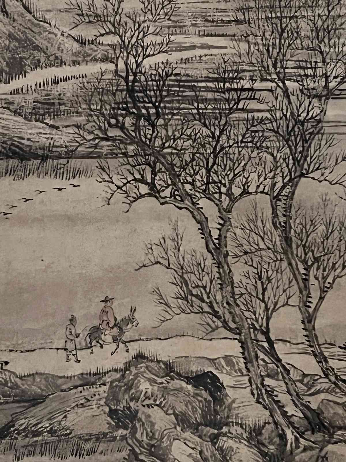 香港藝術館「畫中小人物」：相逢在洪荒山水中，看見天人合一的小人物