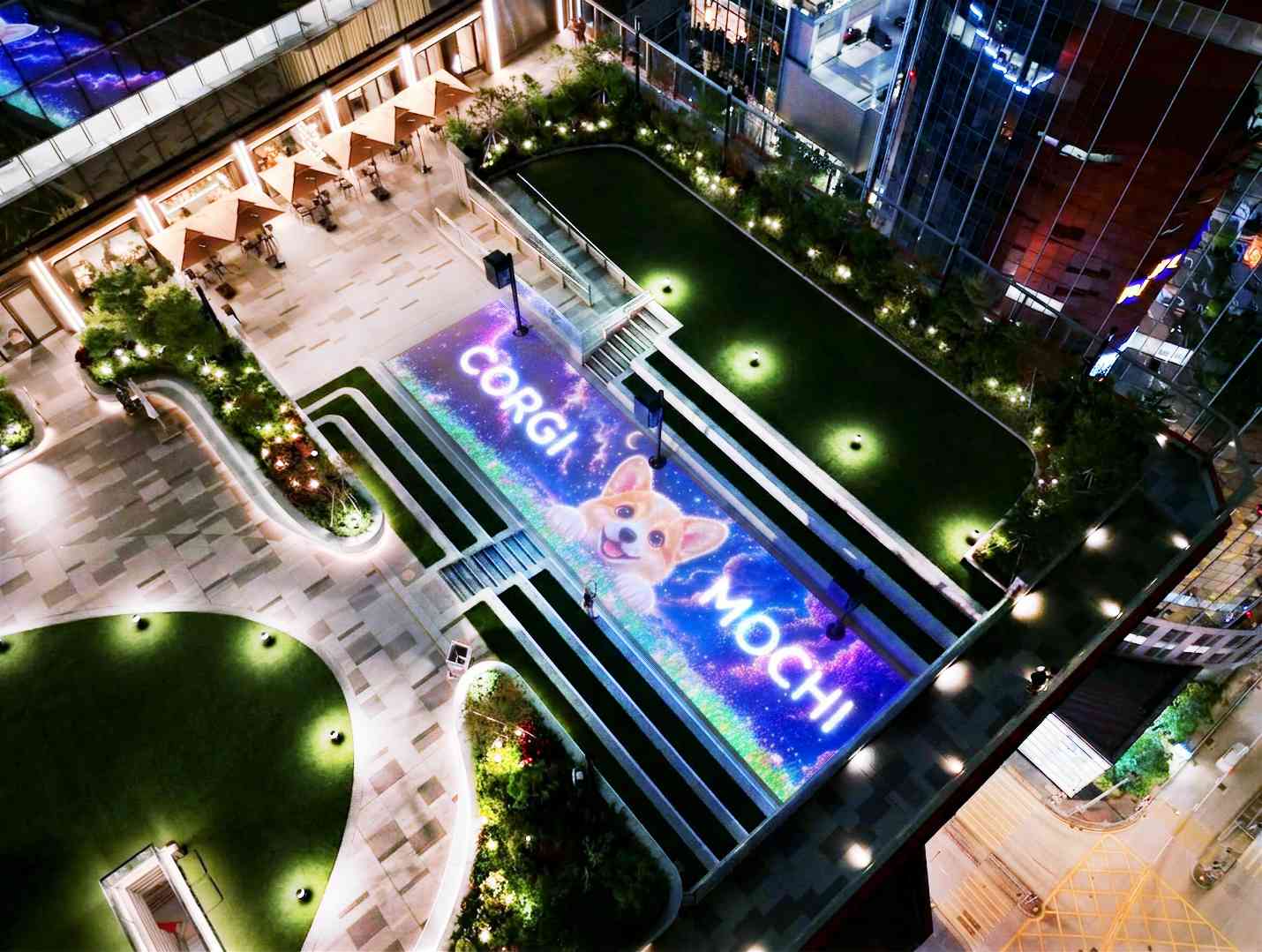 九龍灣好去處︱Mega Sky 空中花園日落美景＋巨型哥基裝置＋貓咪壁畫＋貓狗主題光影匯演