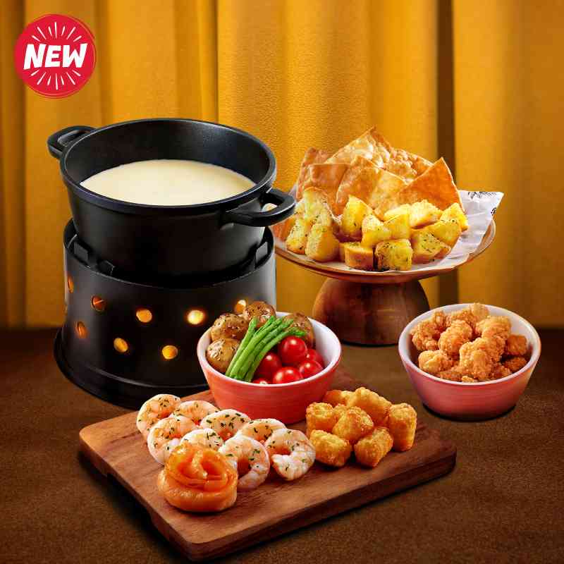 Pizza Hut新推出黑松露系列：黑松露芝士火鍋、黑松露芝士薯條、黑松露扭扭芝心粒！套餐只需$119起