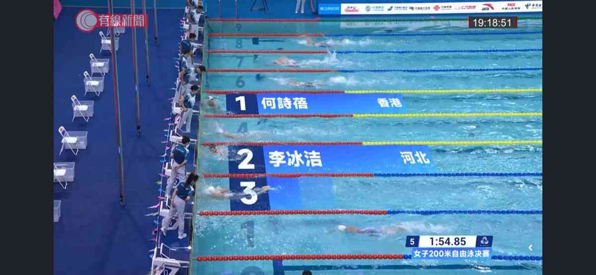 全運會2025+獎牌榜│港隊何詩蓓200米自由泳封后，全紅嬋完賽事直播吸金力驚人，山東運動員與劉俊謙撞樣