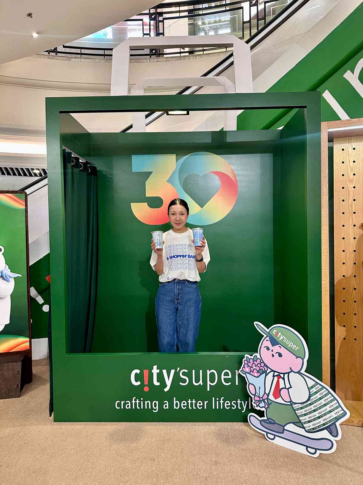 city&rsquo;super 30週年慶典盛大揭幕！時代廣場Pop-up Store入手限定聯乘精品：Anya Hindmarch環保袋、復刻版環保袋盲盒